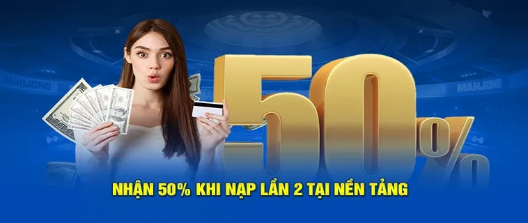 Nạp Lần 2 Tặng Ngay 50% Tại Nhà Cái Vui88 Rinh Quà Lớn